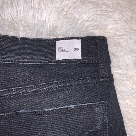 HUDSON Jeans Riley Crop Relaxed Star Grommet Sz 29 - Picture 10 of 12
